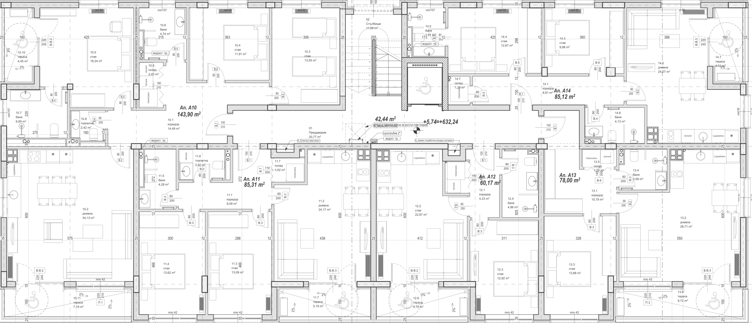 Сграда А – Етаж 3